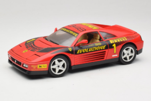 Ferrari 348 ts Evoluzione #1 Rojo Mira 1:18 6112 Metal