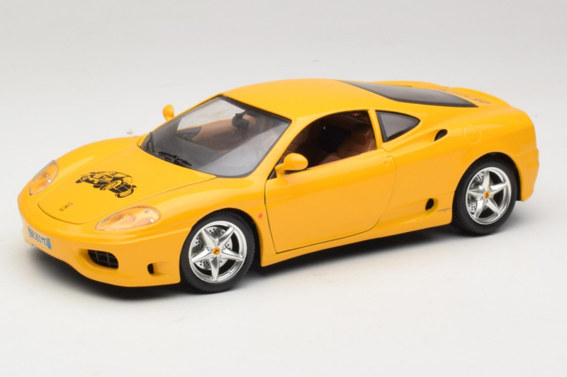 Ferrari 360 Modena 25 Jahre FMC Amarillo Bburago 1:18 3358-Y1 Metal