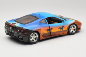Ferrari 360 Modena Bracio Gotz Running Horses Livery Bburago 1:18 3358-B1 Metal - imagen 3 de 8