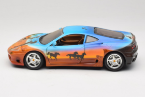 Ferrari 360 Modena Bracio Gotz Running Horses Livery Bburago 1:18 3358-B1 Metal - imagen 4 de 8