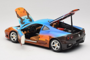 Ferrari 360 Modena Bracio Gotz Running Horses Livery Bburago 1:18 3358-B1 Metal - imagen 5 de 8