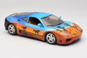 Ferrari 360 Modena Bracio Gotz Running Horses Livery Bburago 1:18 3358-B1 Metal - imagen 6 de 8