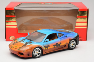 Ferrari 360 Modena Bracio Gotz Running Horses Livery Bburago 1:18 3358-B1 Metal - imagen 8 de 8