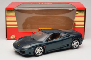 Ferrari 360 Modena Verde Oscuro Metalizado Bburago 1:18 3358-G2 Metal - imagen 7 de 7