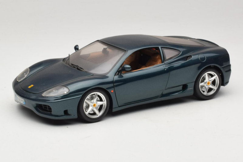 Ferrari 360 Modena Verde Oscuro Metalizado Bburago 1:18 3358-G2 Metal