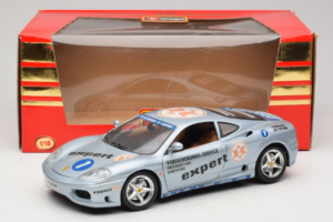 Ferrari 360 Modena Expert #1 Plata Bburago 1:18 3348-S1 Metal - imagen 8 de 8