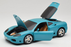 Ferrari 360 Modena Migros Edición Limitada 333 uds Azul Bburago 1:18 3358-G1 Metal - imagen 2 de 8