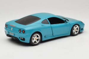 Ferrari 360 Modena Migros Edición Limitada 333 uds Azul Bburago 1:18 3358-G1 Metal - imagen 3 de 8