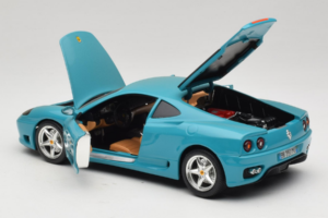 Ferrari 360 Modena Migros Edición Limitada 333 uds Azul Bburago 1:18 3358-G1 Metal - imagen 5 de 8