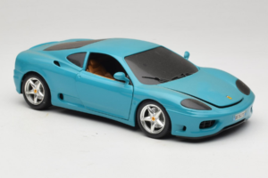 Ferrari 360 Modena Migros Edición Limitada 333 uds Azul Bburago 1:18 3358-G1 Metal - imagen 6 de 8