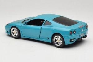 Ferrari 360 Modena Migros Edición Limitada 333 uds Azul Bburago 1:18 3358-G1 Metal - imagen 7 de 8
