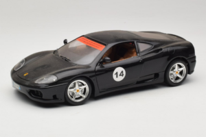 Ferrari 360 Modena #14 Negro Edición Limitada Bburago 1:18 3368-B1 Metal