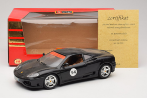 Ferrari 360 Modena #14 Negro Edición Limitada Bburago 1:18 3368-B1 Metal - imagen 8 de 8