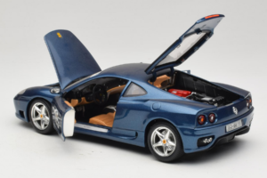 Ferrari 360 Modena #15 Edición Limitada Azul Metalizado Bburago 1:18 3358-F1 Metal - imagen 5 de 8