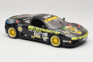 Ferrari 360 Modena Rentabel #314 Gagliardi Negro Bburago 1:18 3378-B1 Metal - imagen 6 de 8