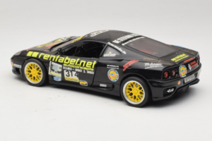 Ferrari 360 Modena Rentabel #314 Gagliardi Negro Bburago 1:18 3378-B1 Metal - imagen 7 de 8