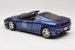 Ferrari 360 Modena Targa Edición Limitada 333 uds Morado Metalizado Bburago 1:18 3348-F1 Metal - imagen 7 de 8