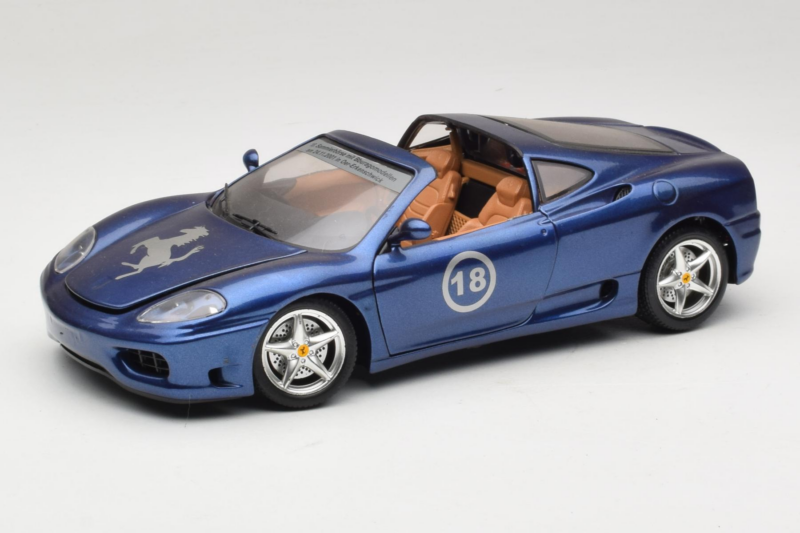 Ferrari 360 Modena Targa Edición Limitada 333 uds Morado Metalizado Bburago 1:18 3348-F1 Metal