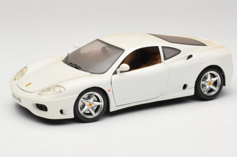 Ferrari 360 Modena Blanco Bburago 1:18 3368-W1 Metal