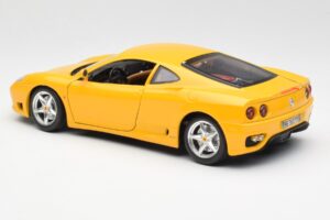 Ferrari 360 Modena Amarillo Bburago 1:18 3368 Metal - imagen 7 de 8