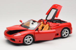 Ferrari 360 Spider Rojo Hot Wheels 1:18 27774-M1 Metal - imagen 2 de 8
