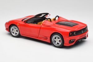 Ferrari 360 Spider Rojo Hot Wheels 1:18 57310 Metal - imagen 7 de 8
