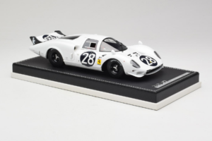 Ferrari 365 P2 #28 M. Gregory / J. Schlesser NART 24 Hours of Daytona 1967 Blanco AB Models 1:18 REMC019 Resina - imagen 4 de 6