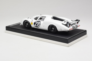 Ferrari 365 P2 #28 M. Gregory / J. Schlesser NART 24 Hours of Daytona 1967 Blanco AB Models 1:18 REMC019 Resina - imagen 5 de 6