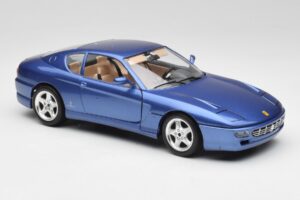 Ferrari 456 GT Blu Pozzi Bburago 1:18 3036-M3 Metal - imagen 6 de 8