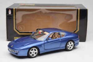 Ferrari 456 GT Blu Pozzi Bburago 1:18 3036-M3 Metal - imagen 8 de 8