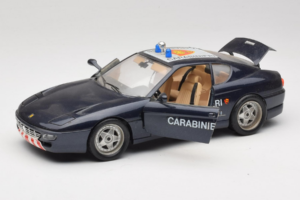 Ferrari 456 GT Carabinieri Negro Bburago 1:18 3036-B3 Metal - imagen 2 de 8