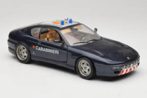Ferrari 456 GT Carabinieri Negro Bburago 1:18 3036-B3 Metal - imagen 6 de 8