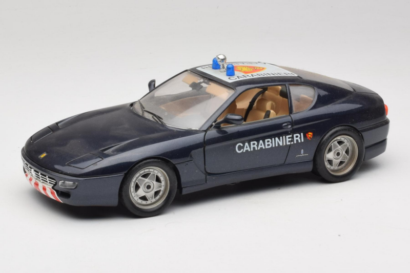 Ferrari 456 GT Carabinieri Negro Bburago 1:18 3036-B3 Metal