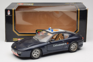 Ferrari 456 GT Carabinieri Negro Bburago 1:18 3036-B3 Metal - imagen 8 de 8