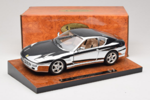 Ferrari 456 GT Chrome Silver Bburago 1:18 3746-R1 Metal - imagen 8 de 8