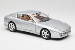 Ferrari 456 GT Plata Bburago 1:18 3036-M2 Metal - imagen 6 de 8