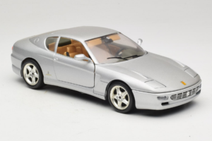 Ferrari 456 GT Plata Bburago 1:18 3336-S1 Metal - imagen 6 de 8