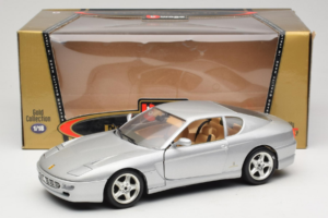 Ferrari 456 GT Plata Bburago 1:18 3336-S1 Metal - imagen 8 de 8