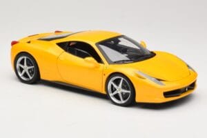 Ferrari 458 Italia Amarillo Hot Wheels 1:18 P9894 Metal - imagen 6 de 8