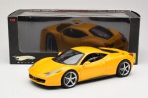 Ferrari 458 Italia Amarillo Hot Wheels 1:18 P9894 Metal - imagen 8 de 8
