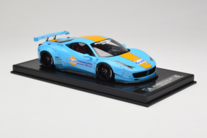 Ferrari 458 LB Works Gulf Blue Orange BBA 1:18 REMC033 Resina - imagen 4 de 7