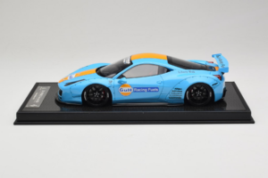 Ferrari 458 LB Works Gulf Blue Orange BBA 1:18 REMC033 Resina