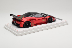 Ferrari 458 Liberty Walk LB-Silhouette WORKS GT Candy Rojo IVY Merit 1:18 REMC003 Resina - imagen 3 de 6