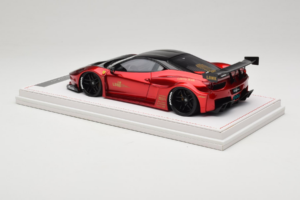 Ferrari 458 Liberty Walk LB-Silhouette WORKS GT Candy Rojo IVY Merit 1:18 REMC003 Resina - imagen 5 de 6