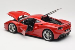 Ferrari 488 GTB Rojo Bburago 1:18 18-16008 Metal - imagen 5 de 8