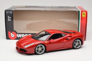 Ferrari 488 GTB Rojo Bburago 1:18 18-16008 Metal - imagen 8 de 8