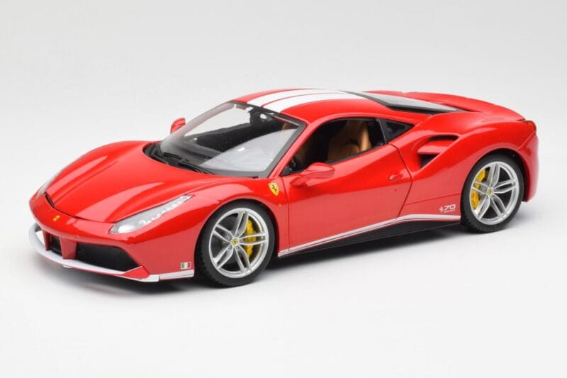 Ferrari 488 GTB Rojo Bburago 1:18 18-76102 Metal