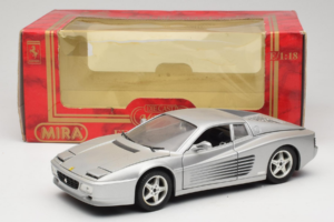 Ferrari 512 TR Plata Mira 1:18 6178-B1 Metal - imagen 8 de 8