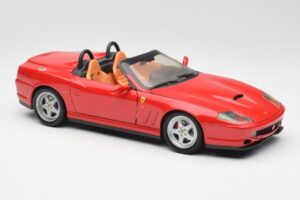 Ferrari 550 Barchetta Pininfarina Rojo Bburago 1:18 327660 Metal - imagen 6 de 8