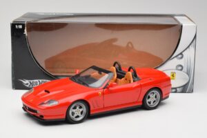 Ferrari 550 Barchetta Rosso Corsa Hot Wheels 1:18 74299294419 Metal - imagen 8 de 8